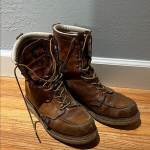 Classic Brown Leather Men's Boots